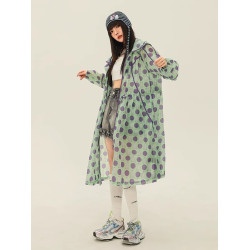 防曬衣女中長款夏季2025新款時尚寬鬆連帽休閒戶外薄款防曬服外套