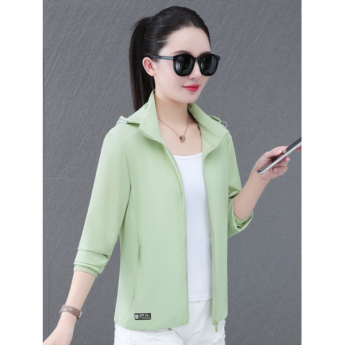 冰絲速乾涼感防曬衣女2026夏季新款連帽皮膚衣透氣防曬服薄款外套