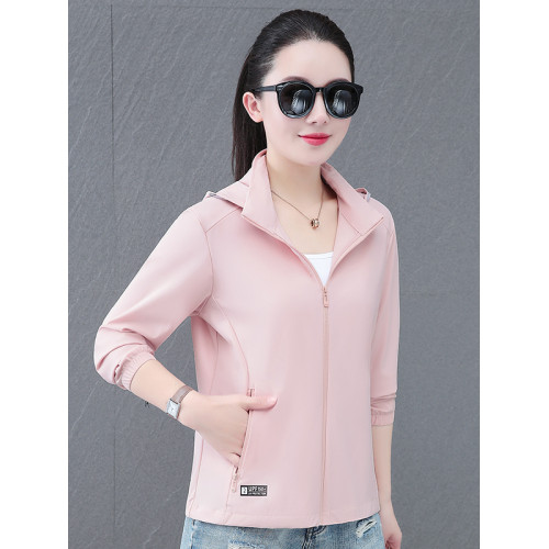 冰絲速乾涼感防曬衣女2026夏季新款連帽皮膚衣透氣防曬服薄款外套