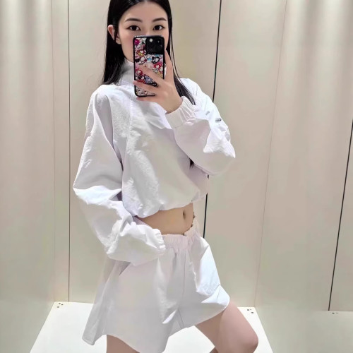 AL0帶標速乾防曬衣防風外套立領寬鬆短款防曬服透氣薄戶外長袖