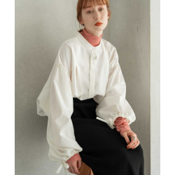 hi* 襯衫小外套隨心切換 可愛氣球袖 系帶打結 春秋