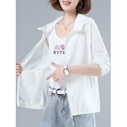 輕薄百搭防曬衣2025新款防曬服外穿女夏季薄款寬鬆休閒透氣短外套