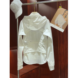 2026年夏美式時尚百搭顯瘦防曬連帽服女新款時尚休閒設計長袖外套