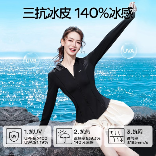 今年夏天僅此一批~女明星同款~輕塑冰皮6.0AIR防曬衣涼感修身收腰