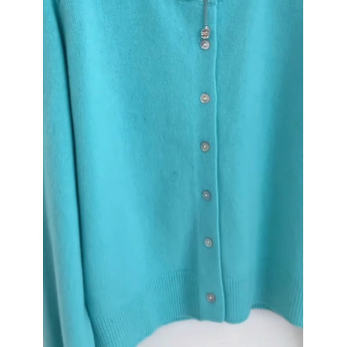 今年流行爆款湖藍色針織開衫上衣女秋冬季桐鄕濮院浣熊絨毛衣外套