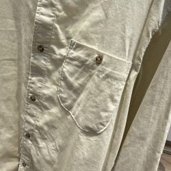 品質系列！復古純色立領長袖襯衫男女休閒襯衣內搭打底上衣秋冬