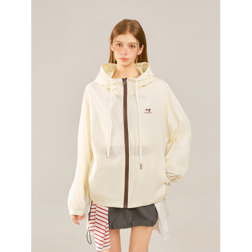 BEETLE TOWN美式兔耳朵連帽防曬外套UPF50+女2026夏季防曬衣外套