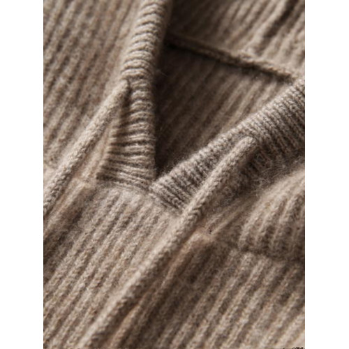 重磅奢華~歐貨帶帽毛衫女連帽衛衣春秋冬加厚毛衣打底衫寬鬆上衣