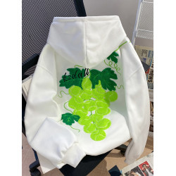 設計感小衆巨好看重工刺綉連帽衛衣女2025新款春秋季薄款寬鬆上衣