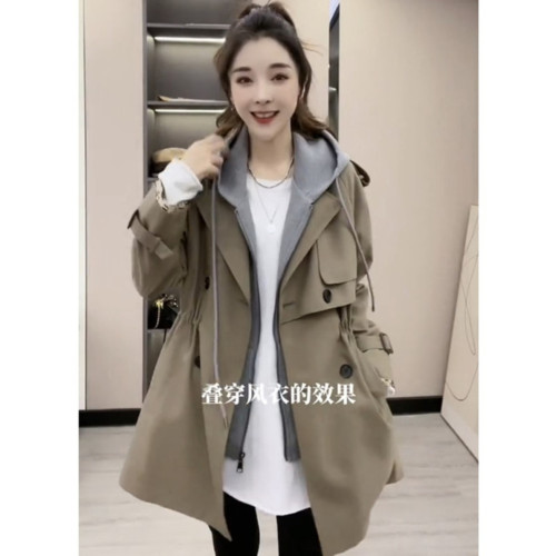 時尚連帽大碼馬甲女春秋休閒拉鍊開衫外套百搭寬鬆馬夾無袖衛衣潮