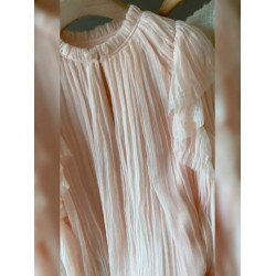 法式粉色襯衫女春季2025新款減齡漂亮洋氣小衫獨特別致高級感上衣