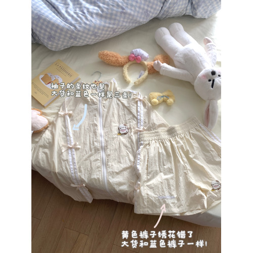 原創甜系軟妹少女小貓刺綉防曬透氣輕量化夏季防紫外線薄外套女