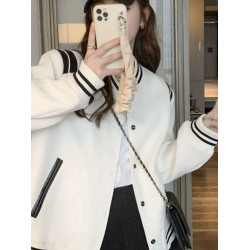 美式香風棒球服加薄絨款2025春秋季新款小個子時尚正肩情侶外套潮