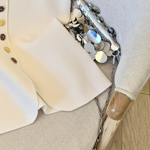 專櫃撤廻剪標老錢風無袖西裝馬甲女秋季新款氣質時髦修身顯瘦上衣