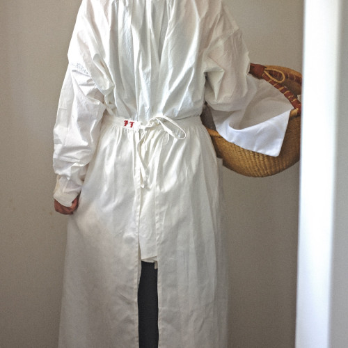 「pata studio」 原創 純白 極簡 細肩帶 不實用圍裙