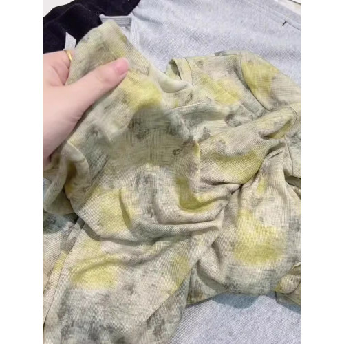 別致優雅暈染超好看打底衫女2026年春季新款休閒簡約復古時髦上衣