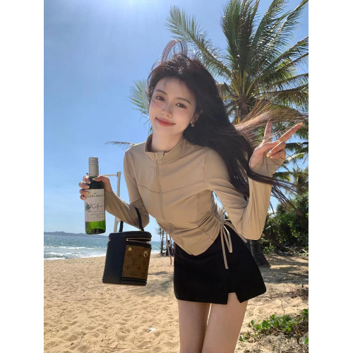 alexstevens高級感防曬衣外套女夏季防紫外線瑜珈服短款上衣