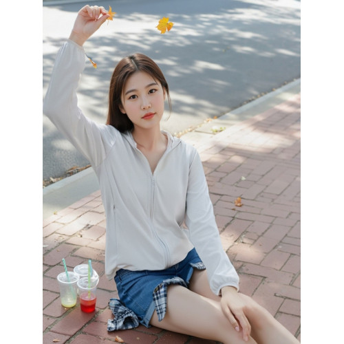 UPF50+冰絲防曬衣女連帽薄2025年夏季新款防紫外線透氣爆款防曬服