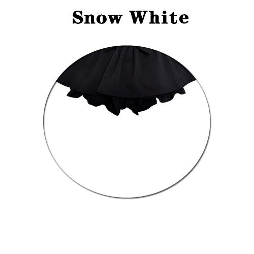 Snow White長腿特效甜美少女感蝴蝶結褲裙夏季2023簡約黑色百搭裙