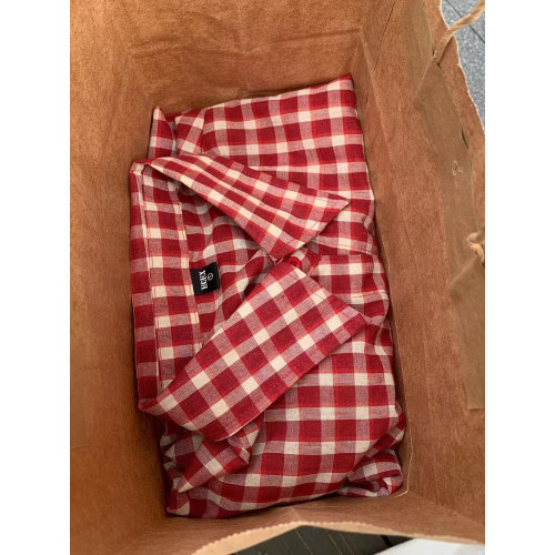 慵懶風松弛感長袖格子襯衫女曡穿寬鬆遮肉襯衣外套上設計感新款潮