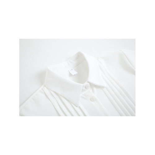 KAKD白襯衫女秋冬新款設計感小衆法式別致氣質打底小衫長袖女上衣