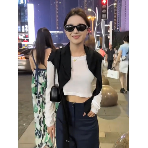 夏季薄款防曬衣女2026新款白色t恤小個子寬鬆百搭休閒短款上衣服