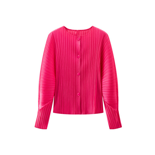 褶之初三宅風褶皺小衆設計圓領高級上衣女2026春季新洋氣顯瘦t恤