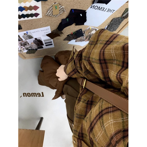 法式曡穿磨毛格子長袖襯衫女學院風秋冬新款韓系寬鬆休閒上衣打底