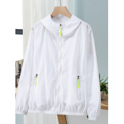 夏季戶外防曬衣女輕薄透氣騎行防曬服情侶皮膚風衣速乾外套加大碼