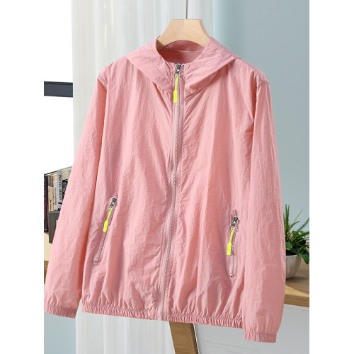 夏季戶外防曬衣女輕薄透氣騎行防曬服情侶皮膚風衣速乾外套加大碼