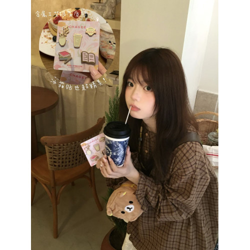 日系復古格紋襯衫女早秋季2025新款寬鬆氣質長袖上衣服獨特超好看