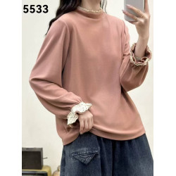 1103雙面德榮花邊拼接打底 胸圍134衣長65