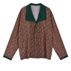 屬於你的80年代港風穿搭襯衫2022秋季古著風vintage碎花襯衣