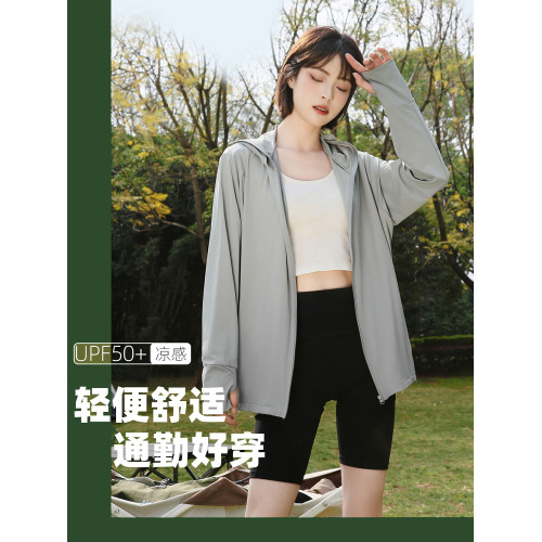 2025新款防曬衣女夏季防紫外線冰絲戶外輕薄寬鬆涼感透氣防曬服