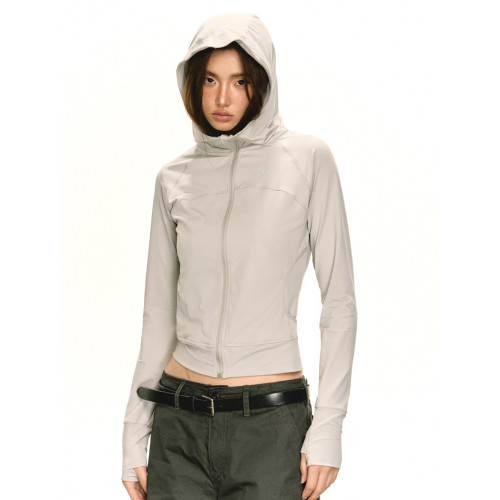 Ariseism 防紫外線修身透氣涼感防曬衣女2025夏季新款防曬服外套