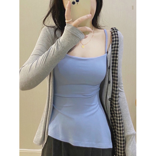 莫代爾純棉短款防曬開衫女披肩夏季外搭外套防曬罩衫兩件套上衣