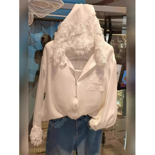 一線品牌折釦撿漏連帽襯衫薄款防曬衣2026夏季茶裡茶氣別致上衣