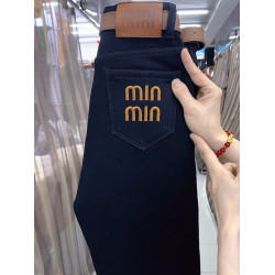 今年新款黑色加厚牛仔褲女秋季韓版高級洋氣街頭質感保暖哈倫褲