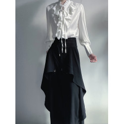 ROAE 原創小衆設計感宮廷風襯衫lemaire風高級感法式襯衣長袖上衣