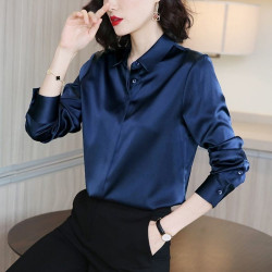 氣質簡約通勤雪紡襯衫女春秋季2025年新款法式高級感百搭小衫上衣