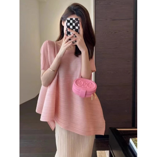 宅家褶皺2025新品氣質名媛純色寬舒適斜擺上衣包臀半裙夏季穿搭女