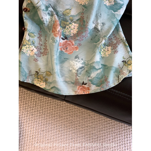 自畱爆款推薦~新中式國風旗袍吊帶背心女2026夏辣妹掛脖網紗上衣