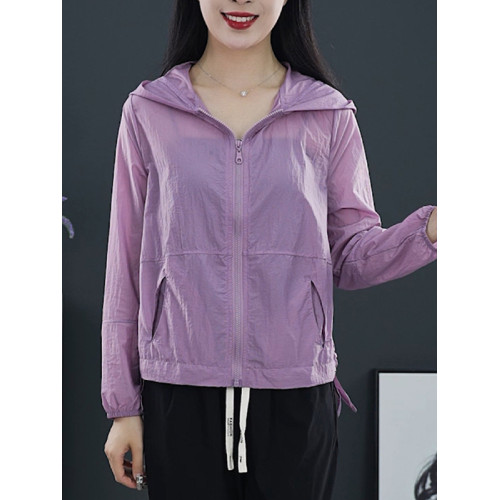 小個子防曬薄款短外套女夏季2025新款休閒百搭洋氣女士開衫防曬衣