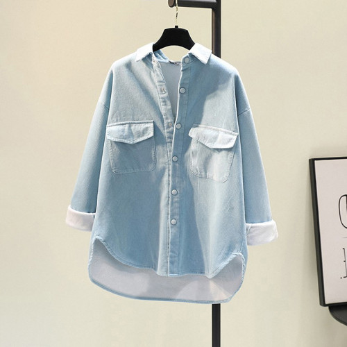 設計感加絨襯衫女春秋季新款韓版寬鬆休閒燈芯絨襯衣外套保暖上衣