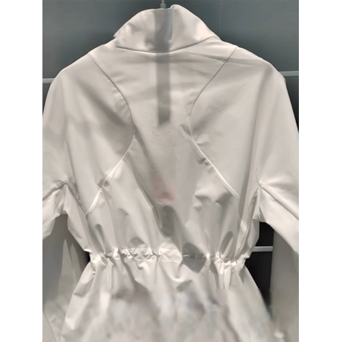 美式簡約高級洋氣時髦白色防曬服女2025年夏新款休閒顯瘦立領上衣