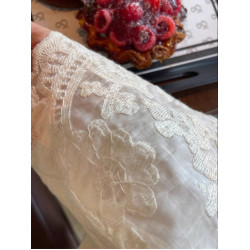 新中式天絲刺綉上衣2025夏季新款小衆蕾絲連帽防曬衣慵懶寬鬆襯衫