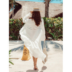 海島度假波西米亞海灘防曬衣比基尼泳衣罩衫鏤空外套沙灘開衫外搭