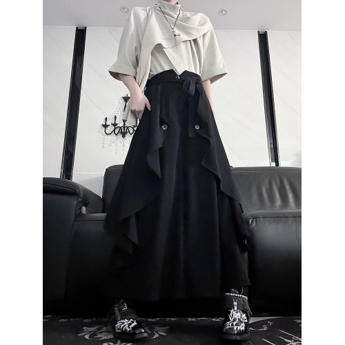 Aont【雙生子系列】原創小衆短袖襯衫夏季新款中性風休閒上衣男女