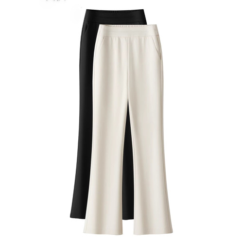 百搭喇叭褲女2026春秋新款休閒西裝褲顯瘦垂時尚感高腰微喇褲女褲