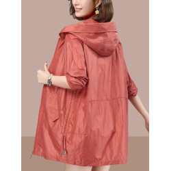 胖mm特大碼300斤冰絲防曬衣女款夏季戶外運動透氣防紫外線防曬服